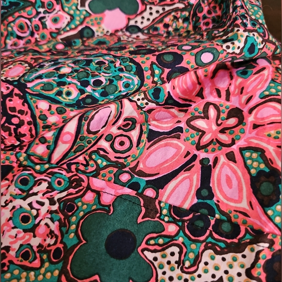 A.L.C. Sample Dress Dani Floral Cotton Mini Dress in Pink Tie Front Cutout - Picture 12 of 12